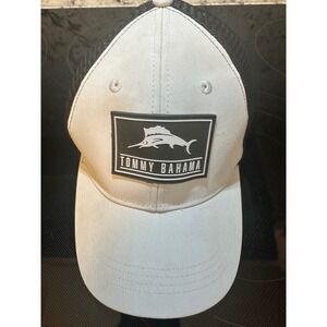 Tommy Bahama Baja Margarita Trucker Hat Gray Mesh Embroidered Marlin Logo